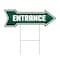 Signmission Entrance Arrow Yard Sign Funny Home Decor 36in Wide C-ARROW12-DS-999880 - alternate 1